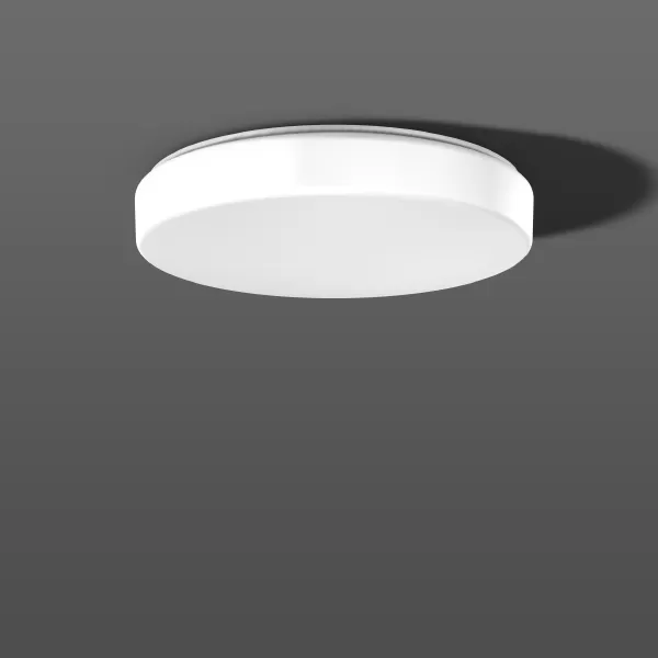 RZB Flat Polymero Kreis, 19 W, 2100 lm, 840, weiß, on/off Decken- und Wandleuchten, D 515 H 98, 123°, Kunststoff (PMMA) opal 311612.002.5.19