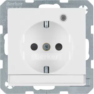 Berker Steckdose SCHUKO LED BSF erh BS Q.1/3 pw 41106089