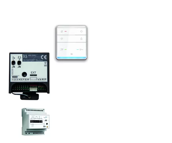 TCS audio:pack Einbau für 1 Wohneinheit, mit Einbaulautsprecher ASI12000 + 1x Freisprecher ISW5010 + Steuergerät BVS20 PPIF01/01