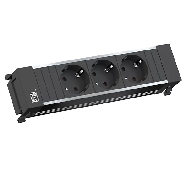 Bachmann Power Frame 3xCEE7/3 Strom 2,0m AEH inkl. Montagestecker 916.1192