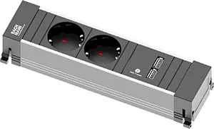 Bachmann Power Frame 2xCEE7/3 1xUSB Charger Strom 0,2m GST18 916.0040