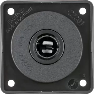 Berker 12V Steckdose Integro schwarz matt 9451705