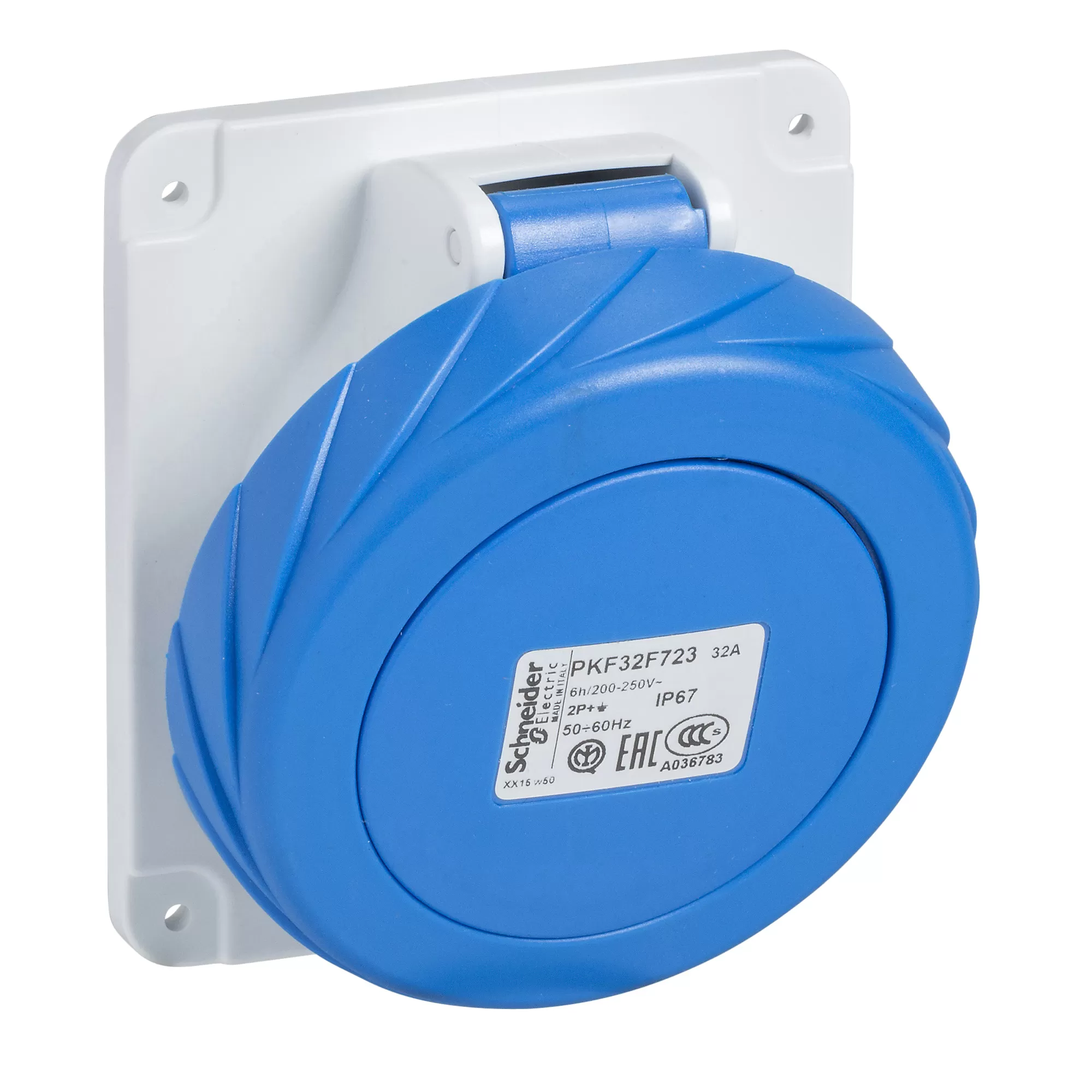 Schneider Electric CEE Anbausteckdose, Schraubklemmen, 16A, 2p+E, 200-250 V AC PKF16F723