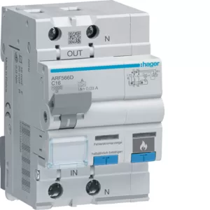 Hager AFDD mit FI-LS 1P+N 10kA C-16A 30mA A 3M ARF566D