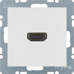 Berker HDMI Steckdose m 90° Stcka. S.1/B.x pw 3315438989