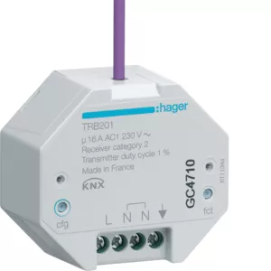 Hager Funk UP Ausgang 1fach 16A, quicklink TRB201