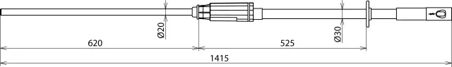 Dehn Spannungsprüfer PHE III  30kV 50Hz Kat. S 767730