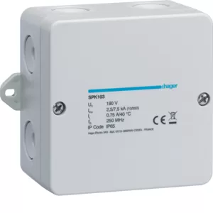 Hager Überspannungsableiter für (V)DSL SPK103