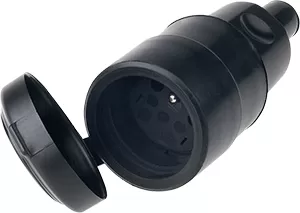 Bachmann Vollgummi Kupplung B/F, IP44, schwarz 919.169