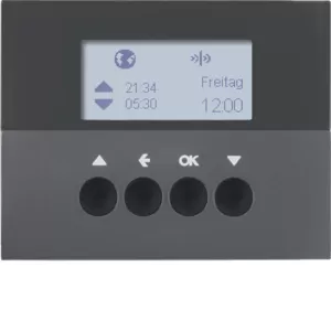Berker KNX-Funk Jalou-Uhr quickl K.1 anth 85745175