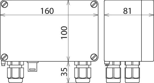 Dehn Informationstechnik-Anschaltkasten 989408