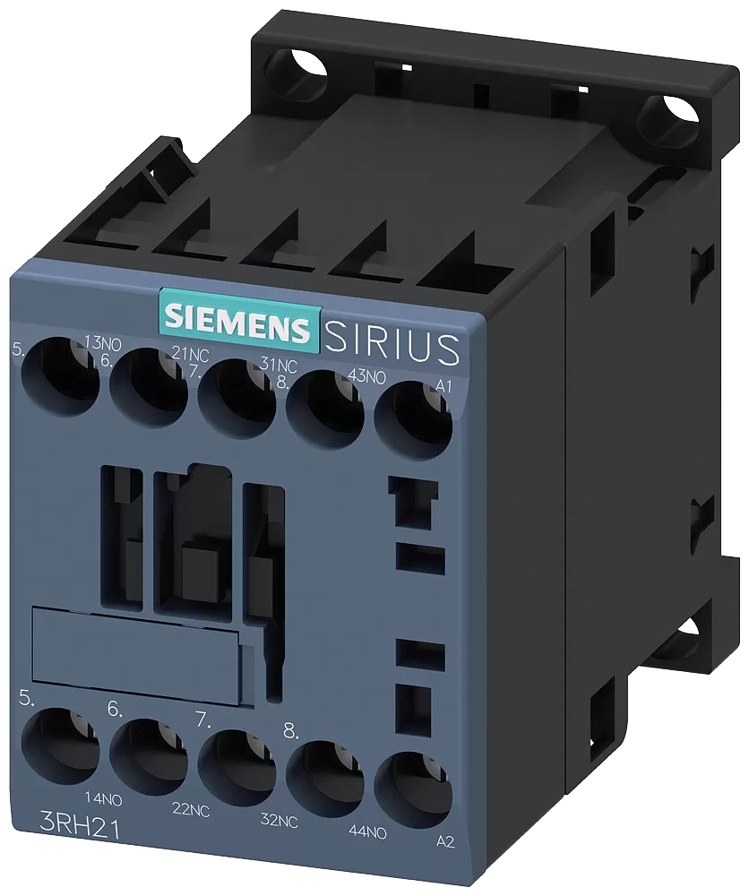 Siemens Hilfsschütz, 2S+2Ö, AC 24V, 50/60Hz, S00, Schraubanschluss 3RH21221AB00