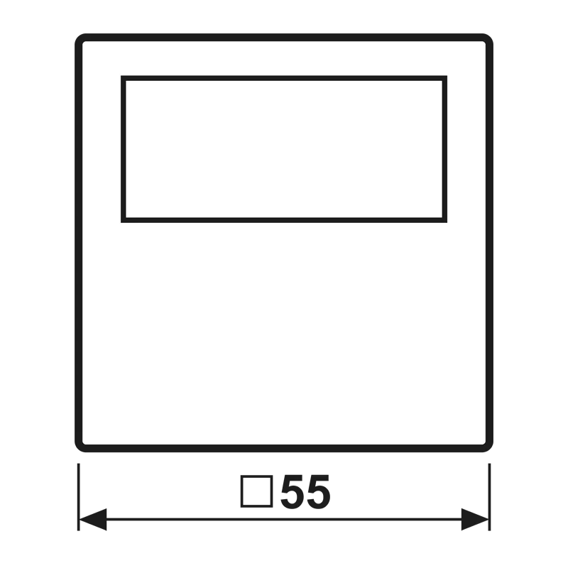 Jung Timer Standard mit Display, Serie AS/A, alpinweiß A1750DWW