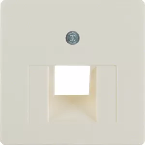 Berker Z-Platte UAE 1fach weiß 146802