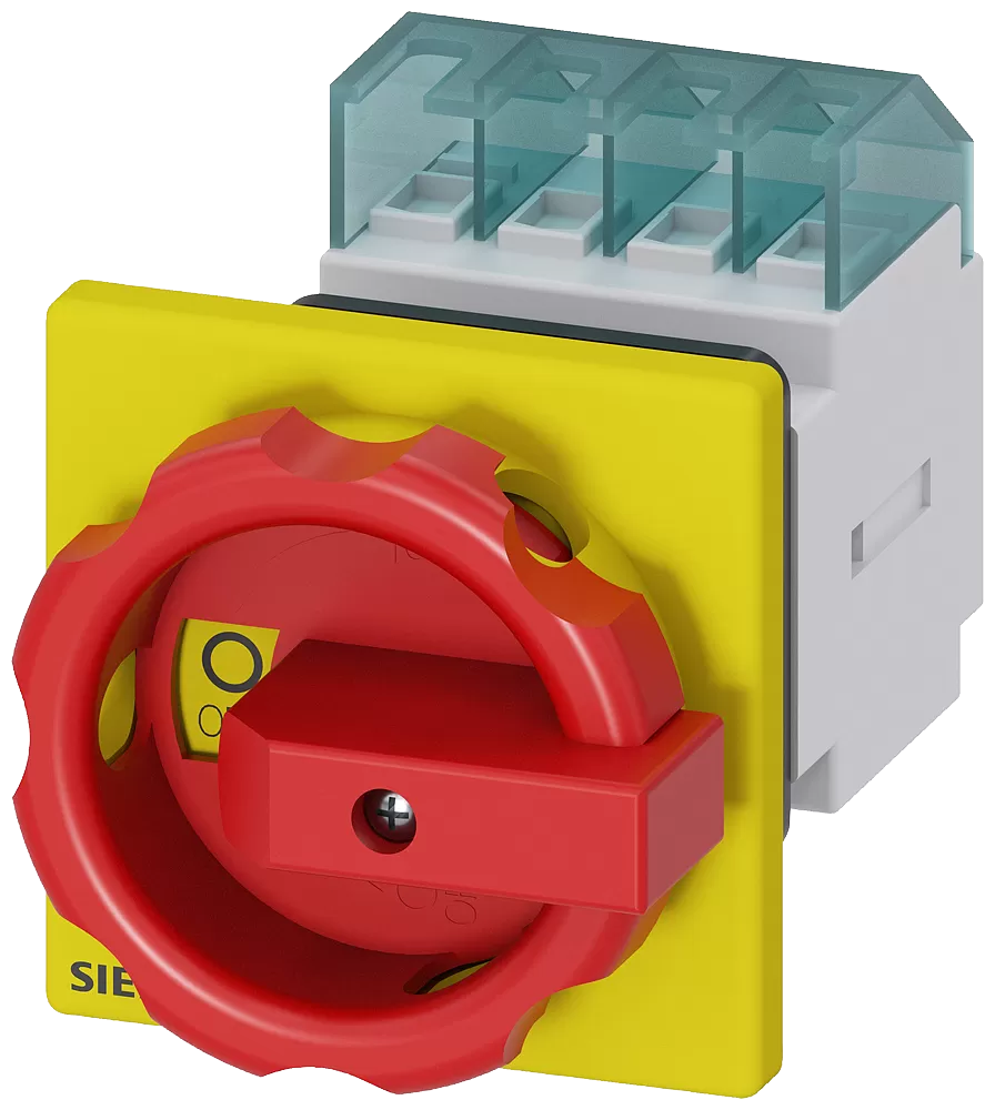 Siemens SENTRON, Lasttrennschalter 3LD, Not-Aus-Schalter, 4- polig, Iu: 16 A 3LD20541TL53