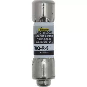 Eaton Sicherungseinsatz, Niederspannung, 5 A, AC 600 V, 200 kA, 10 x 38 mm, 13⁄32 x 1-1⁄2 inch, CC, UL, verwechlungssicher, träge FNQ-R-5
