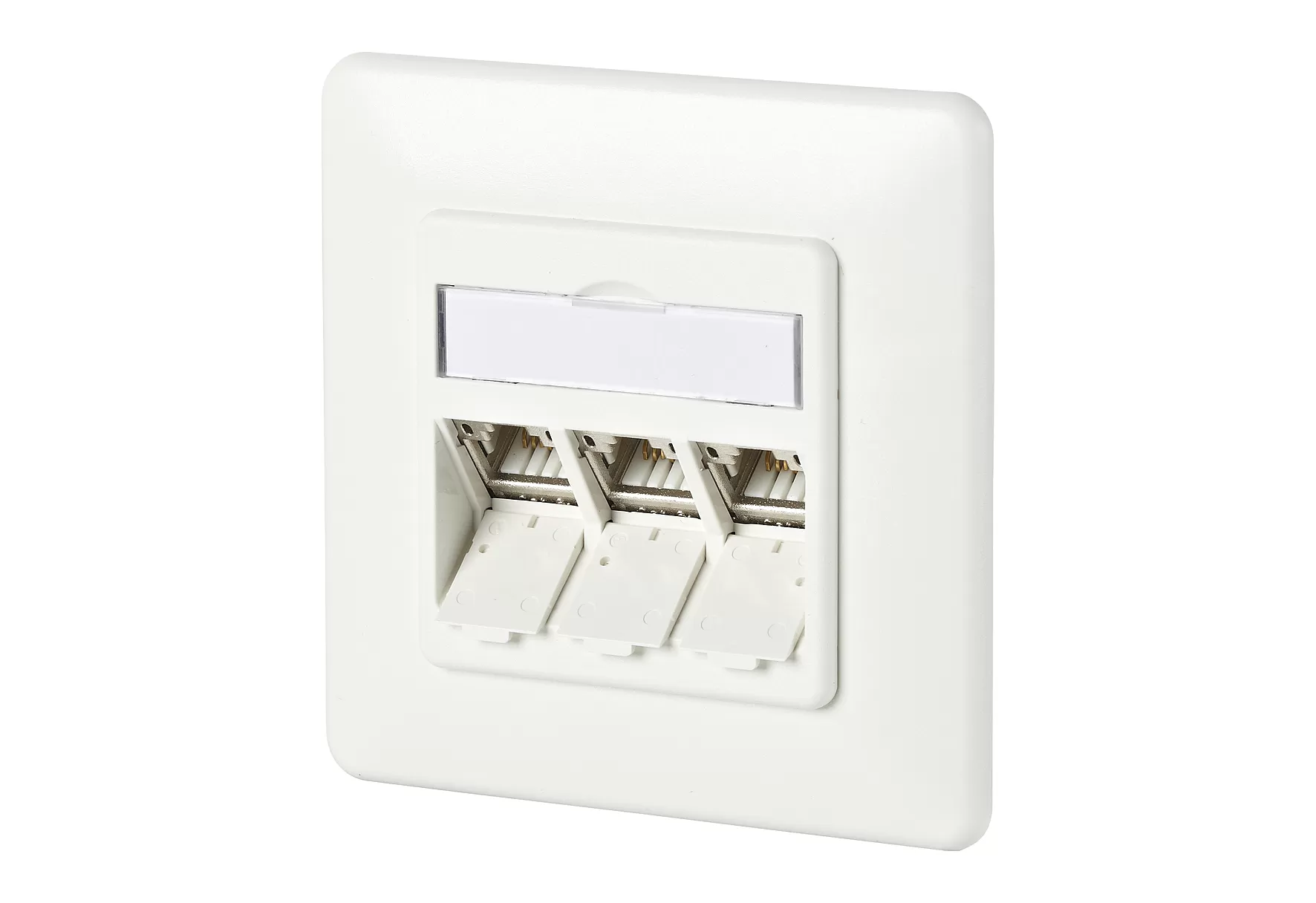 Metz Connect C6Amodul 3 Port 180°M UP reinweiß 130B11D31002-E