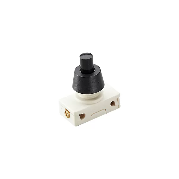 Bachmann Druckknopfschalter Serie 3030, Ausschalter, 1polig, schwarz 924.138
