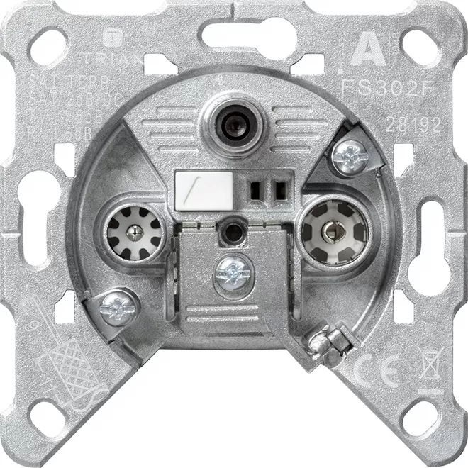 Gira Antennensteckd. FS 302 F Einsatz 093700