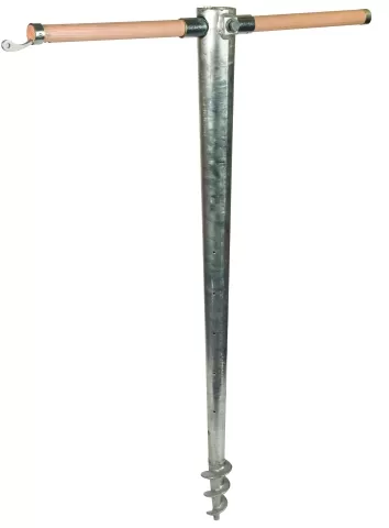 Dehn Erdungsrohr m. Bohrspirale L 1000mm m. abnehmbarem Handgriff Anschluss M10 644000