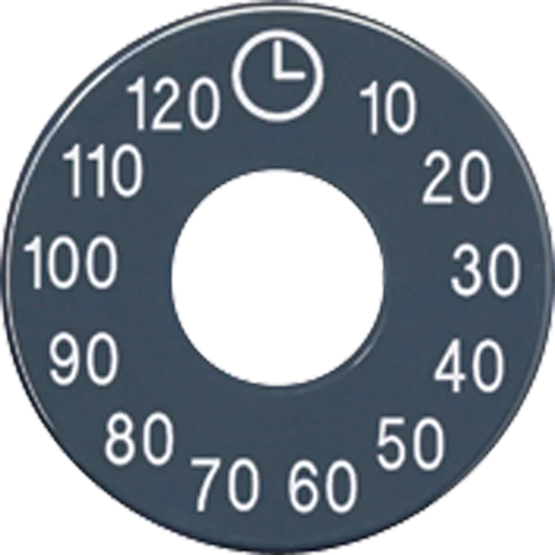 Jung Skalenscheibe, Symbole 10...120, anthrazit SKS11120-20
