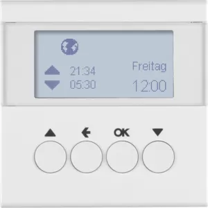 Berker Jalousie-Schaltuhr S.1/B.3/B.7 pw glänz 85741189