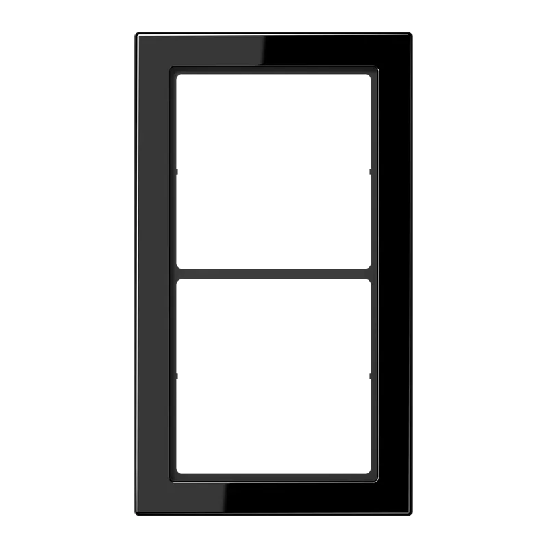 Jung Rahmen, 2-fach, FLAT DESIGN, schwarz FD982SW