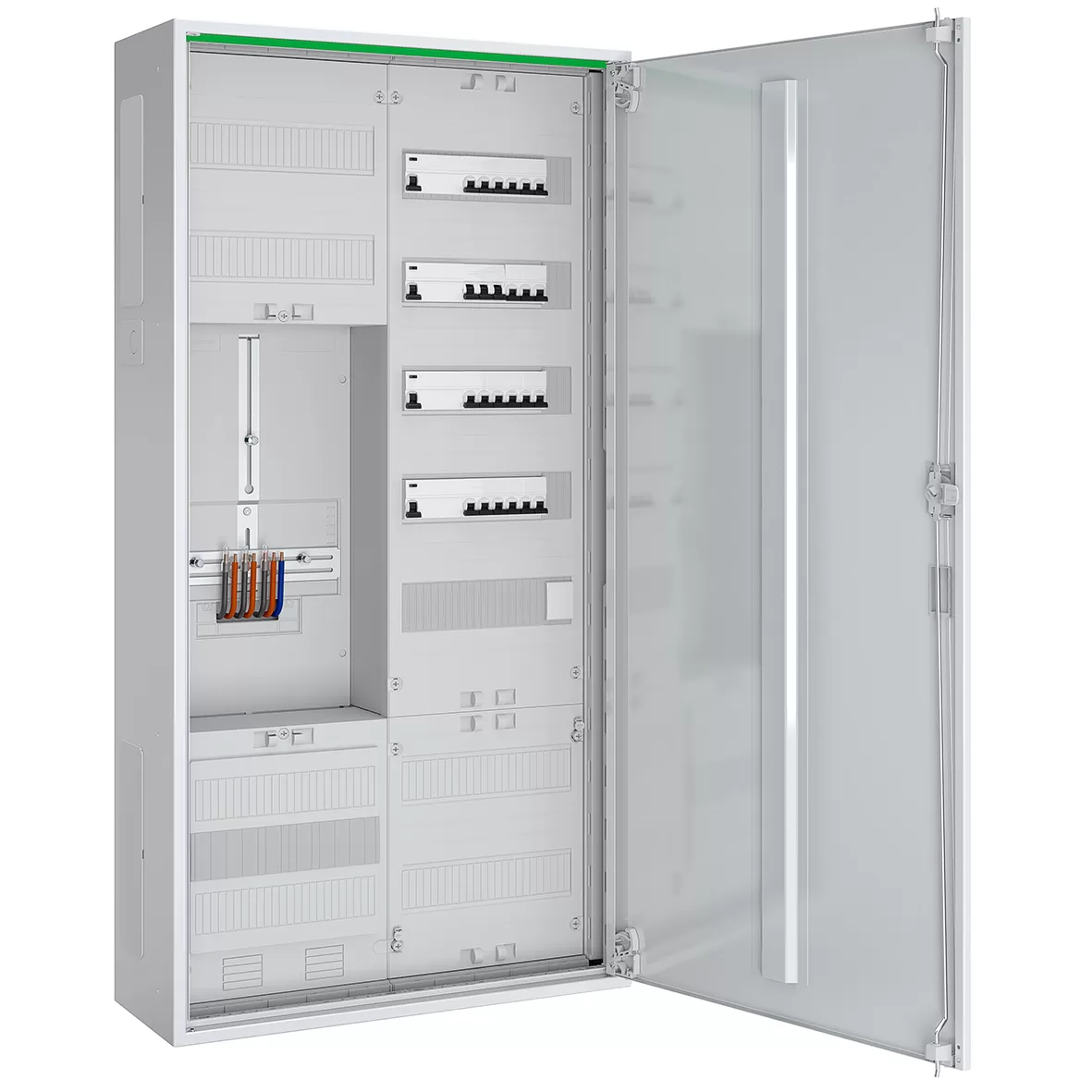 ABN Zählerschrank 3Pkt 1Z 1V 1APZ HLAK SE BP Verteiler 22 Automat 4FI 1TKl KS ÜSS ABNRS207Z0811
