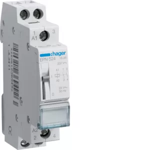 Hager Fernschalter 2S 24V AC 12V DC 16A EPN524