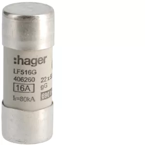 Hager Zylindersicherung 22x58mm gG 16A LF516G
