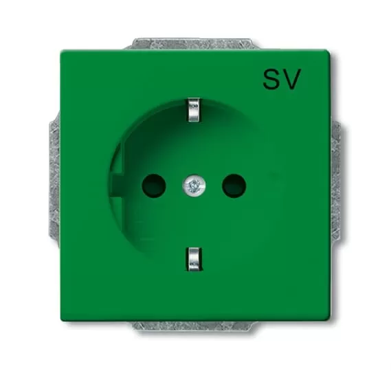 Busch-Jaeger 20 EUCB-13-82-102 | SCHUKO® Steckdosen-Einsatz mit Aufdruck