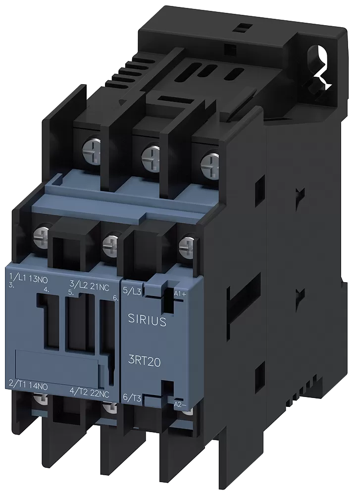 Siemens Schütz, AC-3e, 17 A/7,5 kW/400V, 3-polig, DC 24V, 1S+1Ö ...