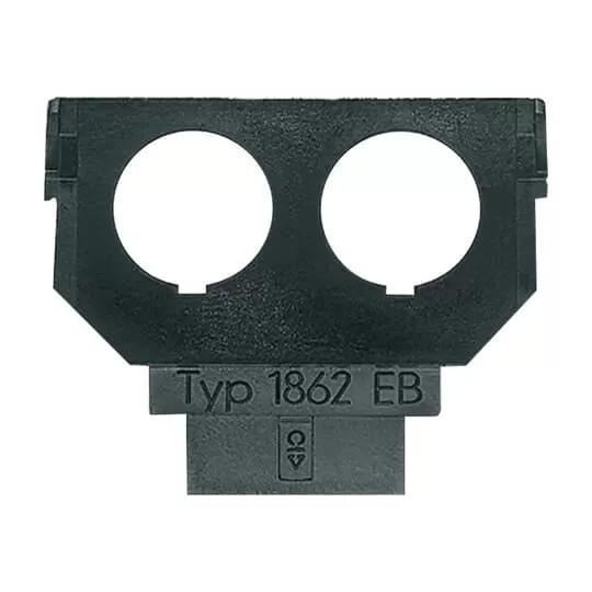 Busch-Jaeger 1862 EB | Sockel 2x Dioden-Einbaubuchse/-stecker