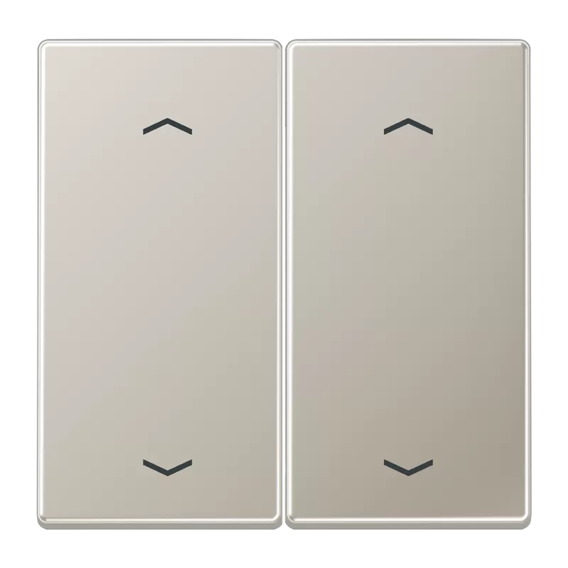 Jung EnOcean Funk-Wandsender 4-kanalig, mit Pfeilsymbolen, Serie LS, Edelstahl (lackiert) ENOES2995MP-L