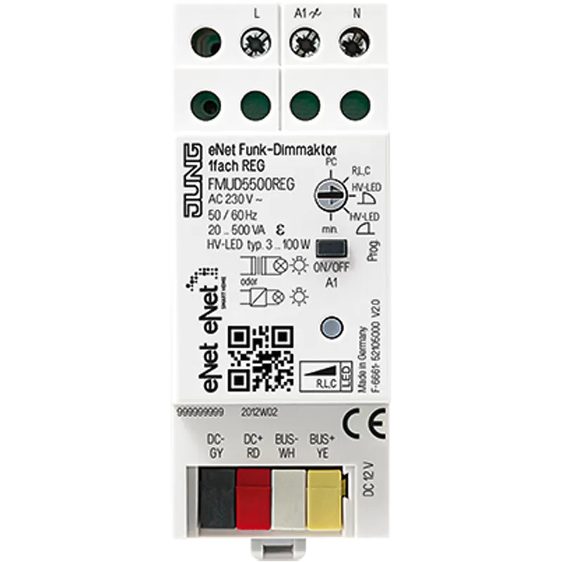 Jung eNet Funk-Dimmaktor 1fach REG FMUD5500REG