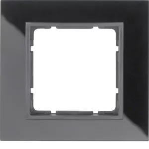 Berker Rahmen 1fach B.7 Glas schwarz 10116616