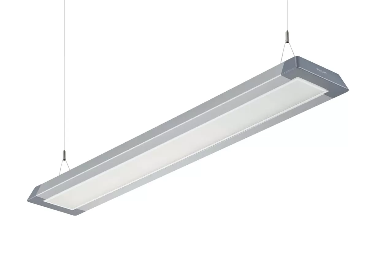 Signify FLEXBLEND SUSPENDED D/I STAND-ALONE - Elektronisches Betriebsgerät, DALI-regelbar - Breitstrahlend - 84° - Farbe: Silver RAL 9006 18303200