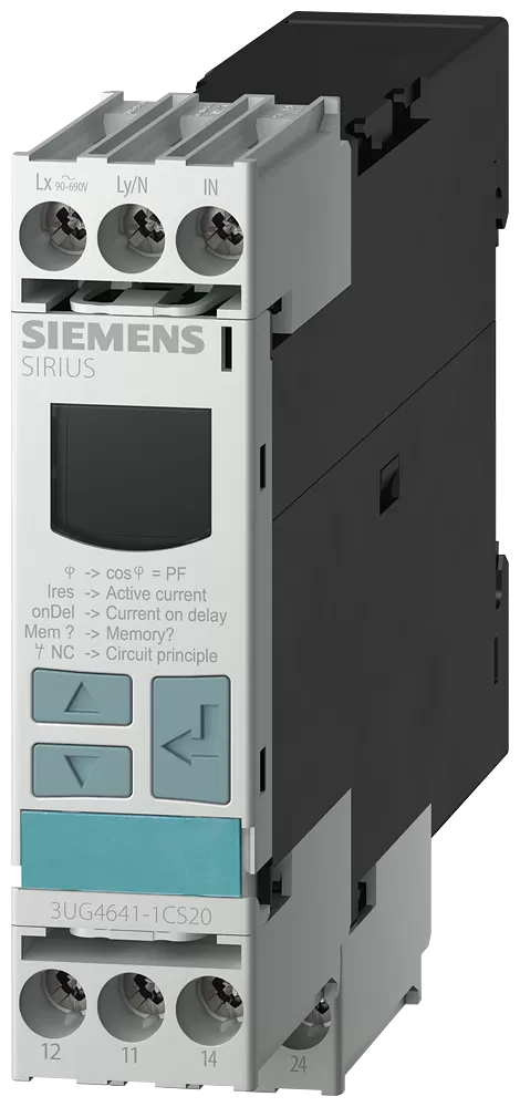 Siemens Digitales Überwachungsrelais COS-PHIu. Stromüberwachung von 90-690V AC 3UG46411CS20