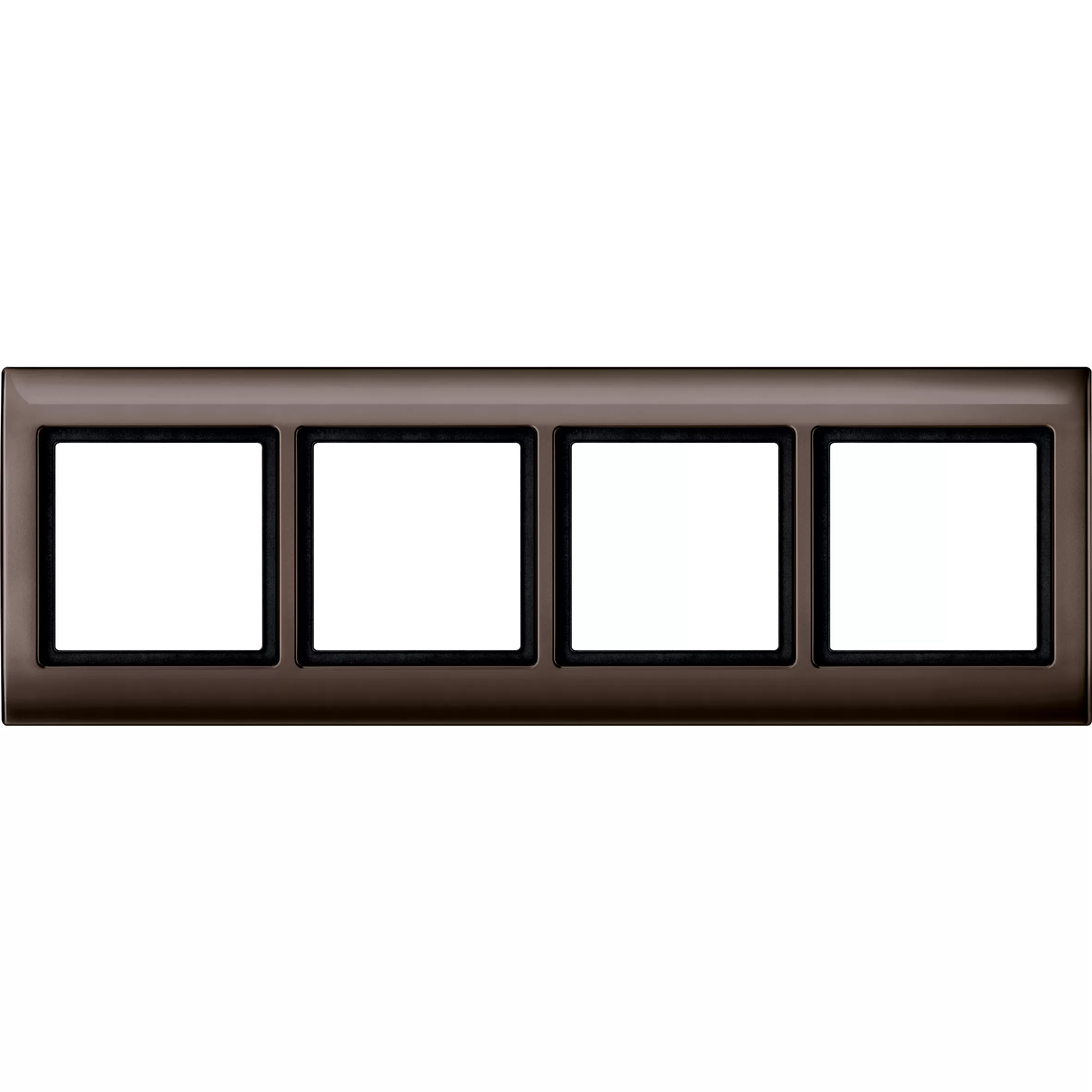Merten AQUADESIGN-Rahmen, 4fach, dunkelbrasil 400415