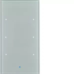 Berker Glas-Sensor 3f Komf TS Sensor alu 75143034