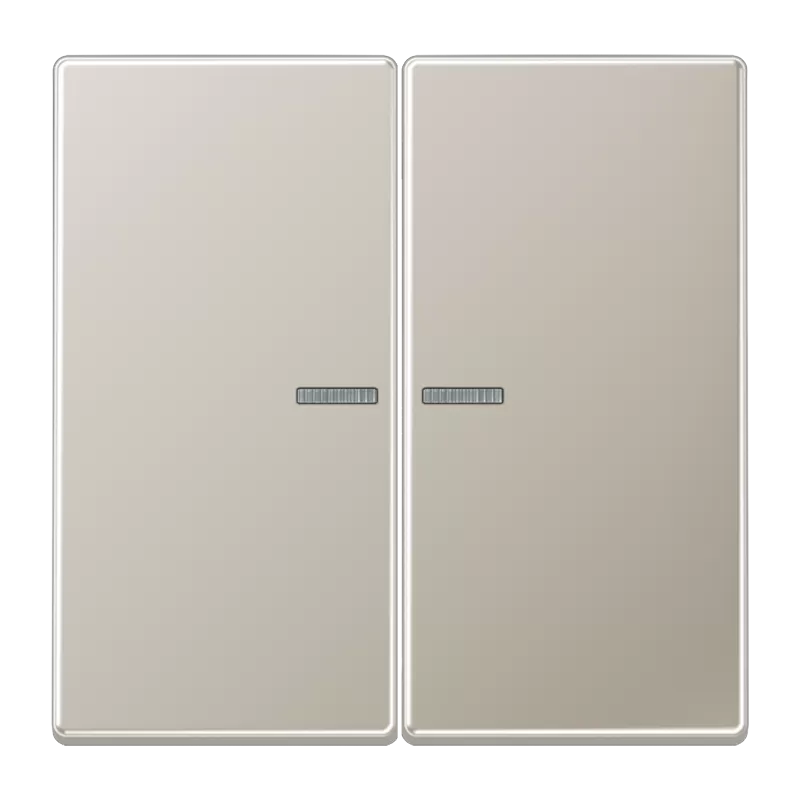 Jung Wippe mit Lichtleiter für KNX Taster 2fach, Serie LS, Edelstahl ES102KO5