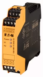 Eaton Sicherheitsrelais zur NOT-HALT-/Schutztür-/Lichtgitter-Überwachung, 24 V DC/AC, 3 Freigabepfade 180413
