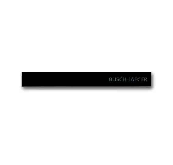 Busch-Jaeger 6352-825-101 | Abschlussleiste unten mit Temperaturfühler und Schriftzug Busch-priOn®