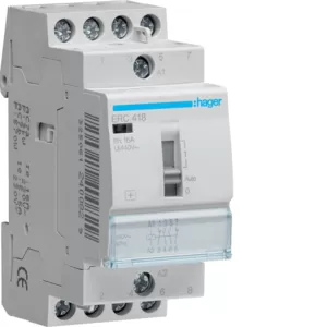 Hager Installationsrelais 16A 2S+2Ö 230V ERC418