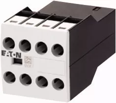Eaton Hilfsschalterbaustein, 4 -polig, Ith= 16 A, 2 S, 2 Ö, Frontbefestigung, Schraubklemmen, DILM7-10 - DILM38-10 277377