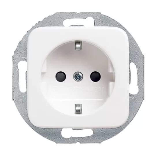 Busch-Jaeger 20 EUCRD-214 | SCHUKO® Steckdosen-Einsatz mit rundem Tragring