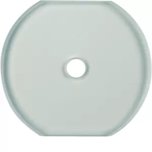 Berker Gl.mittelplatte Schalter Serie Glas klar 1095