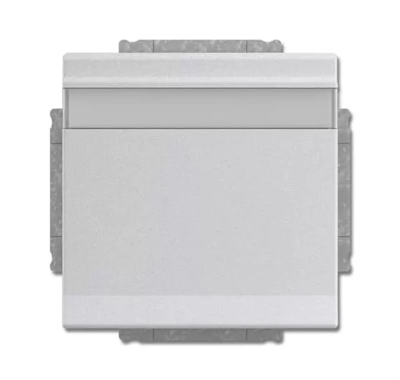 Busch-Jaeger 20 EUKNB-83 | SCHUKO® Steckdosen-Einsatz mit Klappdeckel und Beschriftungsfeld