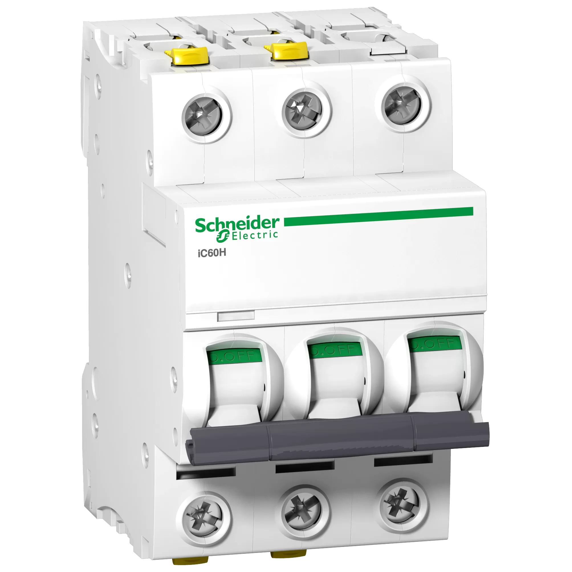 Schneider Electric Leitungsschutzschalter iC60H, 3P, 20A, B Charakteristik A9F06320