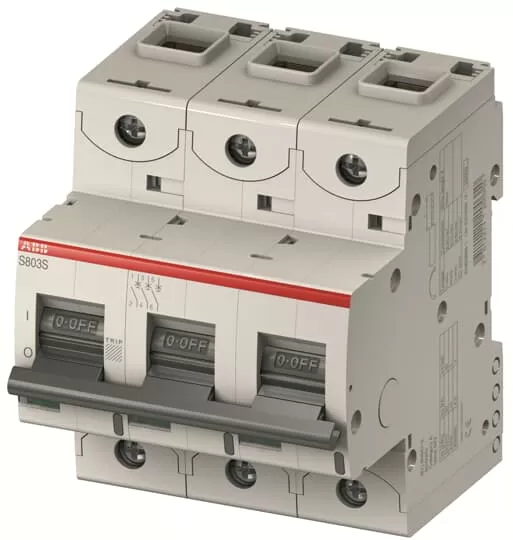 ABB S803S-C50 Hochleist.-Sicherungsautomat, 50A,C,400VAC=Icu 50kA,690VAC=Icu6kA,3P 2CCS863001R0504